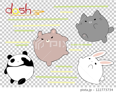 滾動動物衝刺 滾動動物衝刺 122773734