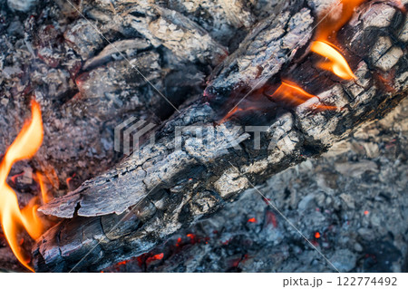 炎　焚き火 122774492