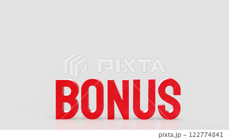 Bonus for Reword for Job or Business concept 3d Rendering. Bonus for Reword for Job or Business concept 3d Rendering. 122774841