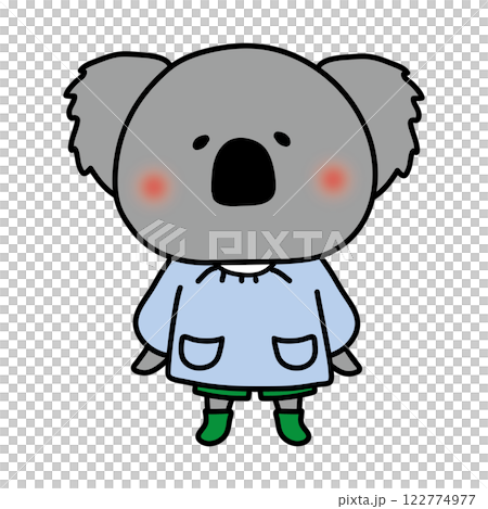 Koala in a smock Koala in a smock 122774977