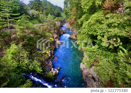厳美渓・げんびけい・国の名勝（岩手県・一関市） 122775380