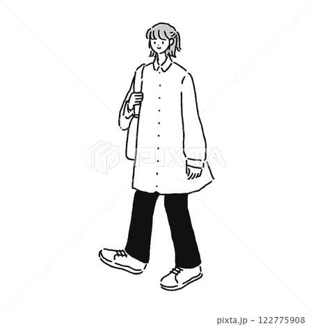 シンプルでおしゃれな女性 122775908