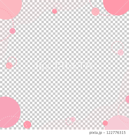 Pop background frame with curved lines and circular objects, square size Pop background frame with curved lines and circular objects, square size 122776315