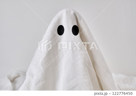 白い部屋の布おばけ 122776450