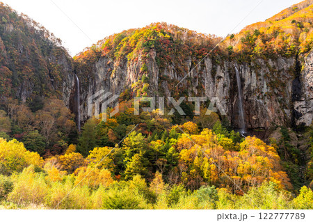 《長野県》紅葉の米子大瀑布・紅葉最盛期 《長野県》紅葉の米子大瀑布・紅葉最盛期 122777789