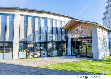 大分県別府市　快晴の別府鉄輪地獄温泉ミュージアム 122779036