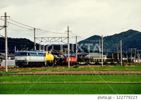 2006年　東海道本線を走るEF65104コンテナ貨物列車 122779223