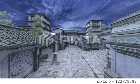 中国式建築物 122779388