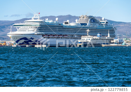 函館に寄港したダイヤモンド・プリンセスと摩周丸 122779855