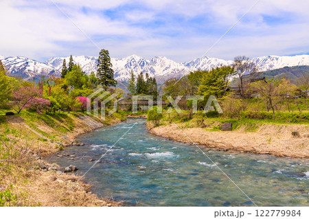 白馬村の原風景　大出公園 122779984