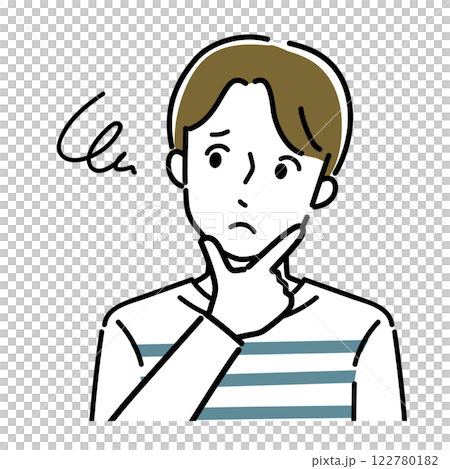 Troubled young man 122780182