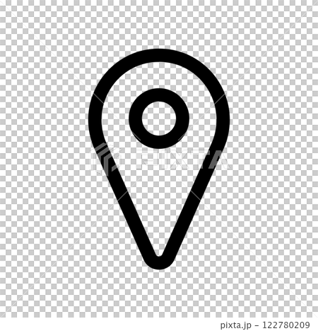 地圖別針圖示說明 122780209