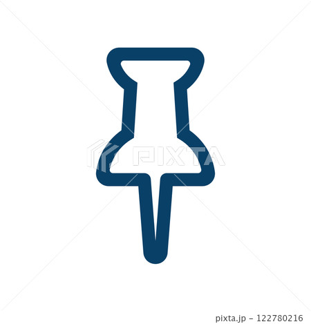 ピンのアイコンイラスト 122780216