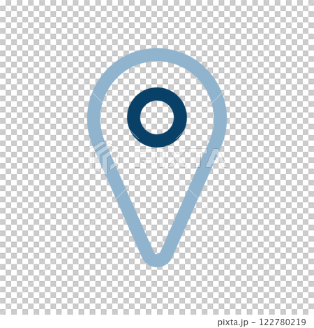 Map pin icon illustration 122780219