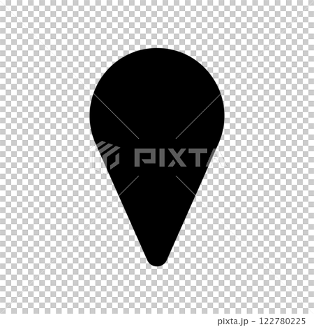 Map pin icon illustration 122780225