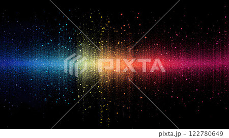 無数の周波数のエネルギーのテクスチャー 無数の周波数のエネルギーのテクスチャー 122780649