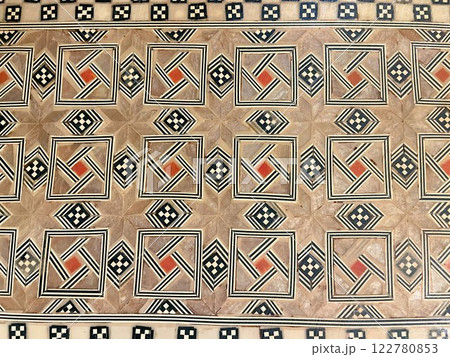 美しいハンドメイドのエジプト特産品、エジプト貝細工、エジプト螺鈿の装飾 122780853
