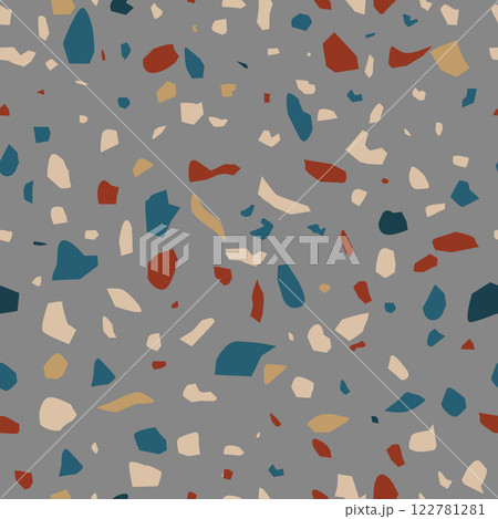 Terrazzo seamless pattern for interior design 122781281