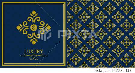 Luxury logo design, abstract emblem Luxury logo design, abstract emblem 122781332