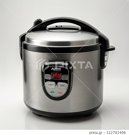 Modern Rice Cooker Isolated on White Background   Generative AI illustration 122781406