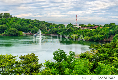 Tiscapa Lagoon Natural Reserve in Managua, the capital of Nicaragua 122781587