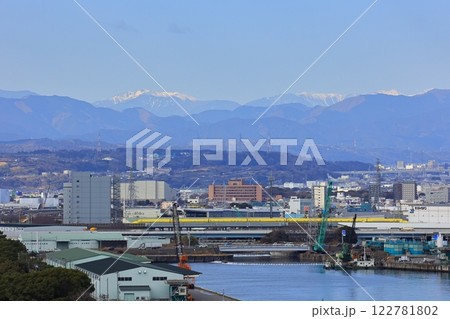 南アルプスとドクターイエロー 122781802