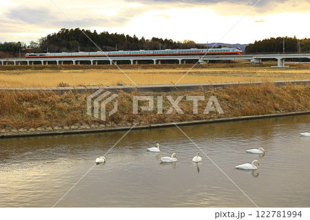 夕刻の常磐線特急 122781994