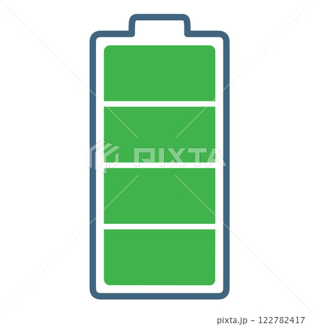 電池の残量のイラスト 電池の残量のイラスト 122782417
