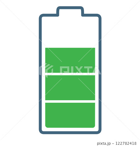 電池の残量のイラスト 122782418