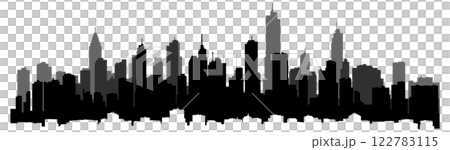 building, vector, silhouette 122783115