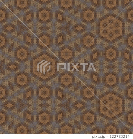 Ethnical mixed Embroidery design concept. Antique art for website, user interface theme. Interior decoration idea. Abstract pattern for the carpet background. Digital textile design for printing	 122783214