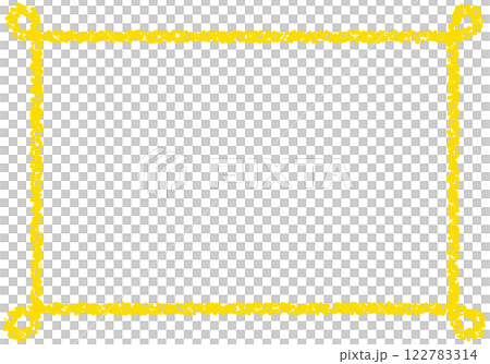 手描きのクレヨン素材 背景 フレーム 手描きのクレヨン素材 背景 フレーム 122783314