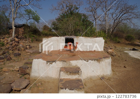 インド　世界遺産ラージャスターンの丘陵城塞群　ランタンボール城 122783736