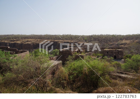 インド 世界遺産ラージャスターンの丘陵城塞群 ランタンボール城 インド 世界遺産ラージャスターンの丘陵城塞群 ランタンボール城 122783763