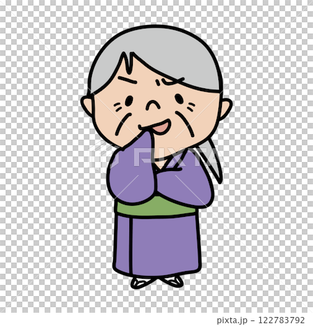 昔話に出てくる意地悪なおばあさん 昔話に出てくる意地悪なおばあさん 122783792
