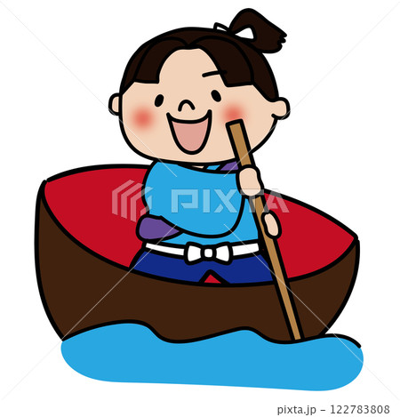 茶碗の船を漕ぐ一寸法師 茶碗の船を漕ぐ一寸法師 122783808