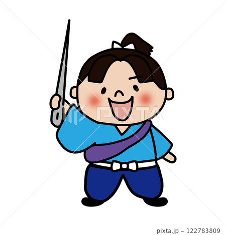 針の剣で戦う一寸法師 122783809