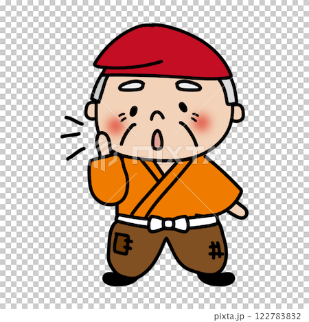 一位不再有駝背的慈祥老人。 122783832