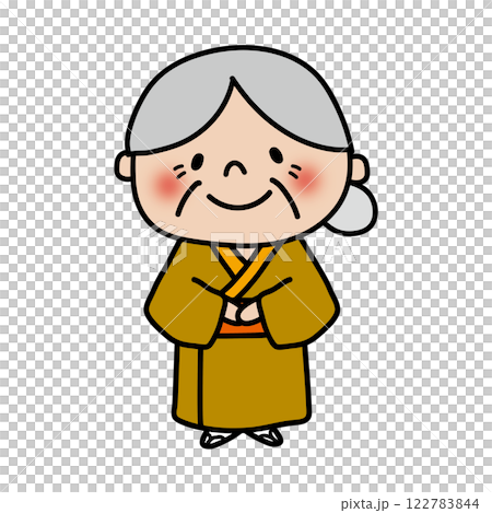 童話故事裡的善良老太太 122783844