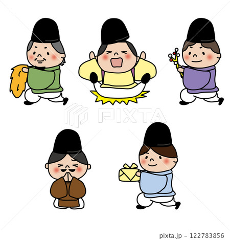 かぐや姫セット2のイラスト素材 [122783856] - PIXTA