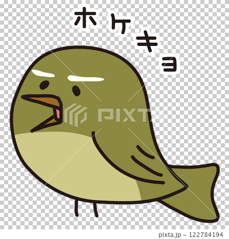 一隻小日本鶯在唱“Hokekyo” 122784194