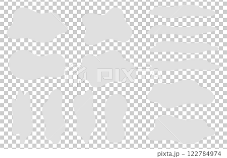 Moyamo speech bubble vector illustration set frame frame copy space gray gray 122784974