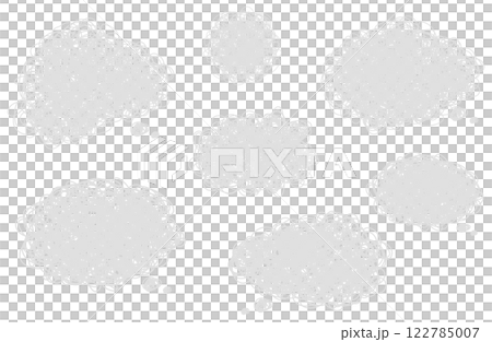 Moyamo speech bubble vector illustration set frame frame copy space gray gray 122785007