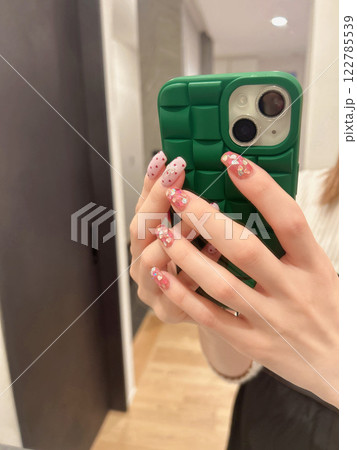 バレンタインネイル 122785539