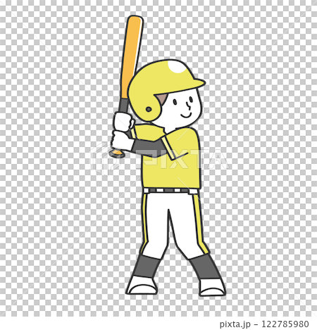 打席に立つ子供 打席に立つ子供 122785980