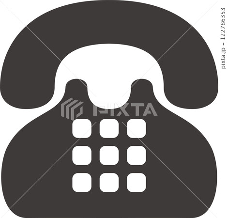 電話のアイコン 122786353