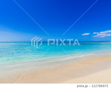 夏・海・ビーチイメージ　ハワイ 122786872