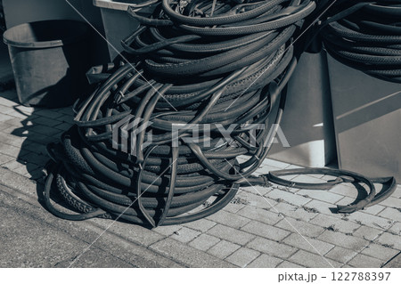 自転車のタイヤとチューブ 122788397