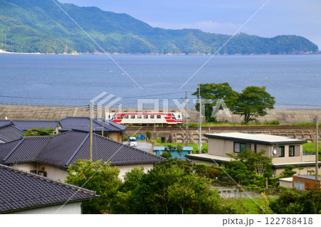 三陸鉄道・甫嶺駅付近(岩手県・三陸町) 三陸鉄道・甫嶺駅付近(岩手県・三陸町) 122788418