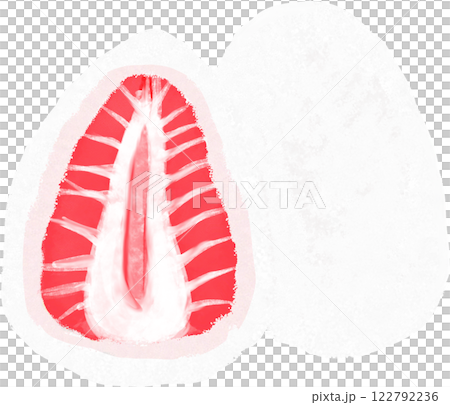 いちご大福のイラスト 122792236